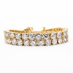 Armband - 14 karaat Geel goud - 5.44ct. tw. Diamant, Nieuw