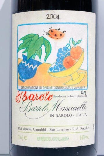 2004 Bartolo Mascarello, Artist Label - Barolo DOCG - 1 Fles, Nieuw