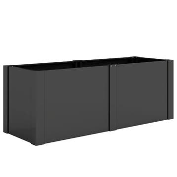 Hoogbed Van Gegalvaniseerd Staal, 150 X 53 X 55 Cm, Buitenpl, Verzenden