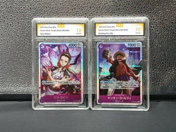 One Piece - 2 Card - One Piece - Monkey D. luffy and Nico, Nieuw