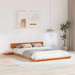 vidaXL Bedframe Bruin 160 x 200 cm Hout, Verzenden, Nieuw, Bruin, Hout