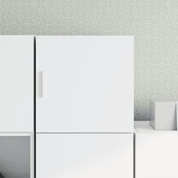 vidaXL Wandkast 40x42,5x40 cm bewerkt hout wit, Minder dan 50 cm, Verzenden, Nieuw, Minder dan 100 cm