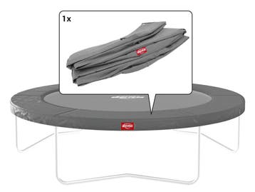 Trampoline rand Berg Favorit 380 cm Grijs, Ophalen of Verzenden, Nieuw