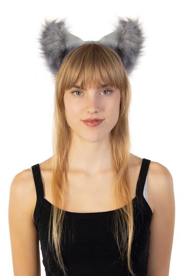 Haarband Grote Furry Oortjes Grijs Beer Vos Diadeem Dons Die, Kleding | Dames, Ophalen of Verzenden, Nieuw, Carnaval, Accessoires
