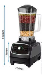 Blender 2200W 3HP Professionele Smoothie Maker Snel, Verzenden, Nieuw