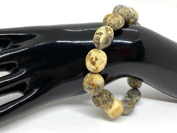 Amberliefhebberskeuze - Wild Marble-Geel-Melkachtig