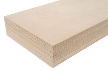 Set van 10 lindehouten multiplex plaatjes, 40x30 cm, 1.5 mm, Ophalen of Verzenden, Nieuw