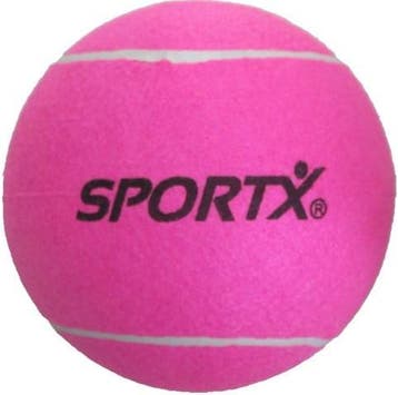 SportX - Jumbo Tennisbal L - Roze | SportX - Buitenspeelgoed, Verzenden, Nieuw