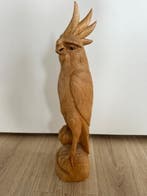 Decoratief ornament - Houten papegaai