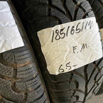 2 x Fulda Montero 185-65-14 Winterbanden 6,5mm, Auto-onderdelen, Banden en Velgen, 14 inch, Gebruikt, Band(en), Personenwagen