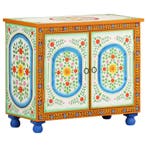vidaXL Dressoir handgeschilderd 70x35x60 cm massief, Verzenden, Nieuw, 50 tot 100 cm, 25 tot 50 cm