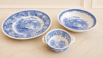Villeroy & Boch - 3 Plats de service - Tafelservies (3) -, Antiek en Kunst