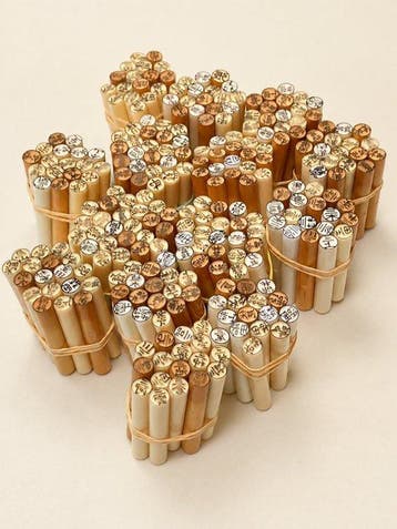 Large Collection of 260 Japanese Hanko Inkan Seals – Showa