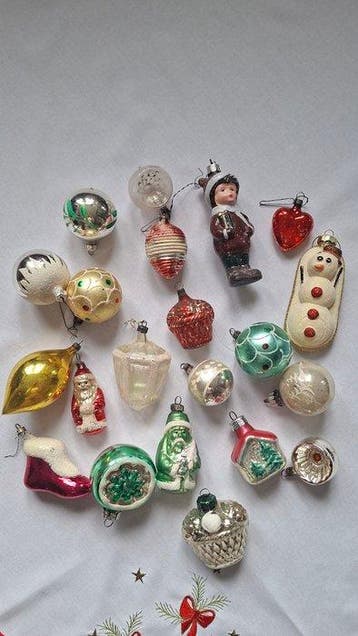 Kerstboomversiering (21) - Glas, Diversen, Nieuw