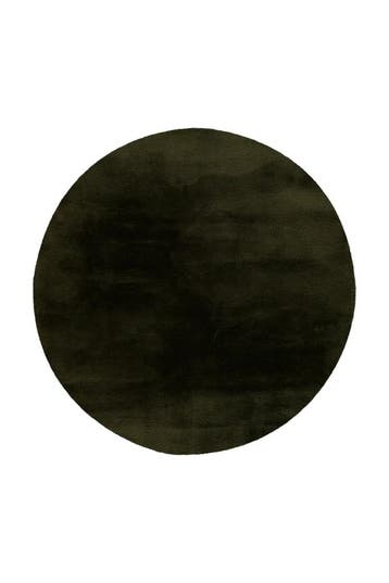Rond Hoogpolig Vloerkleed | Heaven | Basil | 160x160 cm, Verzenden, Nieuw