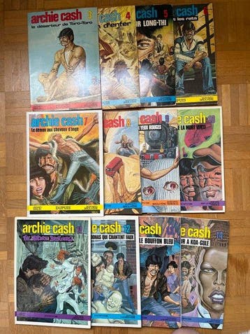 Archie Cash T3 à T14 - 6x C + 5x B - EO/Ré - 11 Album -, Nieuw