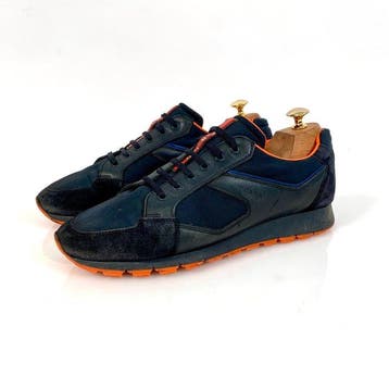 Prada Sneaker Runner Black Orange 4E 2932 UK 6.5 - Sneakers, Nieuw