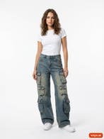Cargo FB Sister Jeans in Blue size W28 / L29, Kleding | Dames, Spijkerbroeken en Jeans, Ophalen of Verzenden, Nieuw