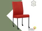 Leren eetkamerstoel Comfort met wieltjes - Toledo Ferrari, Huis en Inrichting, Stoelen, Nieuw, Leer, Ophalen of Verzenden, Eén