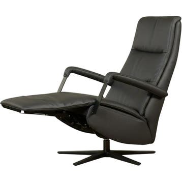 Leren elektrisch relaxfauteuil Core - Toledo Nero (zwart) -, Huis en Inrichting, Fauteuils, Bohemian, Industrieel, Modern, Scandinavisch