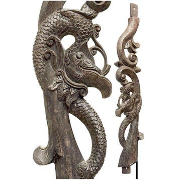 Oorspronkelijk tempelhoutsnijwerk - Bali - Indonesië (Zonder