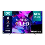 Hisense 100U7KQ - 100 Inch 4K Ultra HD 144 Hz SmartTV, LCD, 120 Hz, Zo goed als nieuw, 100 cm of meer