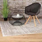 Vintage Vloerkleed | Paris | Kader | Taupe | 280x370 cm, Verzenden, Nieuw