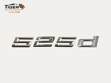 BMW E39 525d Kofferklep Embleem Chroom 1995-2003, Nieuw, Achter, BMW, Achterklep
