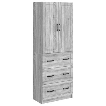 vidaXL Kastenset 2 pcs Grijs Sonoma 66 x 34,5 x 87 cm, Verzenden, Nieuw
