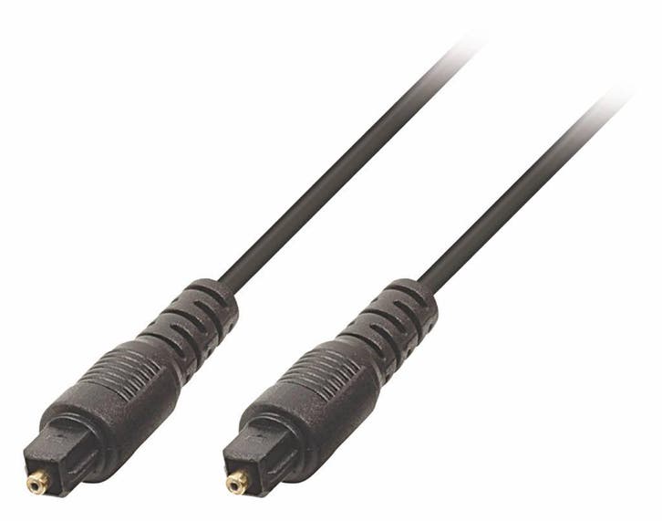 Digitale Audiokabel TosLink Male - TosLink Male 5 m Donkergr, Audio, Tv en Foto, Audiokabels en Televisiekabels, Optische kabel