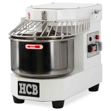 HCB Spiraalkneder - 8 liter - wit - 230V - RVS, Verzenden, Nieuw in verpakking, Bakkerij en Slagerij