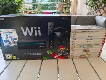 Nintendo - Wii - Mario Kart Wii Pack - Videogameconsole +, Nieuw