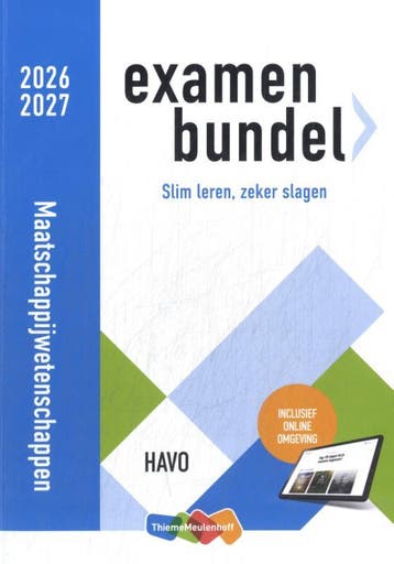 Examenbundel havo maatschappijwetenschappen 20 9789006165456, Boeken, Filosofie, Verzenden, Zo goed als nieuw