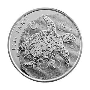 Fiji Schildpad 1 oz 2013, Verzenden, Losse munt, Zilver