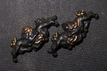 Katana - Koper - C6-161 Shishi Menuki Tsuba - Japan - Edo