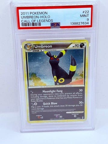 Pokémon - 1 Graded card - Umbreon 22/95 Foil - PSA 9 -, Nieuw