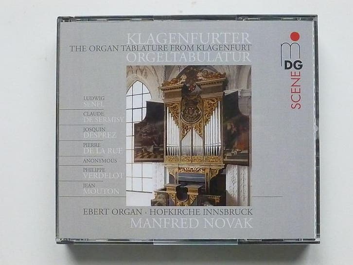 Manfred Novak - The Organ Tablature from Klagenfurt (2 CD), Cd's en Dvd's, Cd's | Klassiek, Zo goed als nieuw, Ophalen of Verzenden