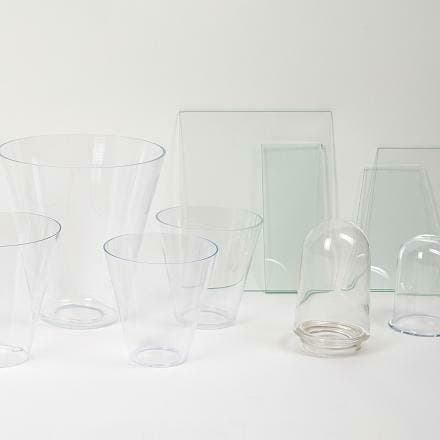 Lampenkappen, buitenlantaarns en buitenlampen, glas, kunstof, Doe-het-zelf en Verbouw, Glas en Ramen, Nieuw, Overige typen, Minder dan 80 cm