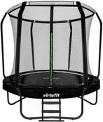 Premium Trampoline met Veiligheidsnet - Zwart - 251 cm, Ophalen of Verzenden, Nieuw