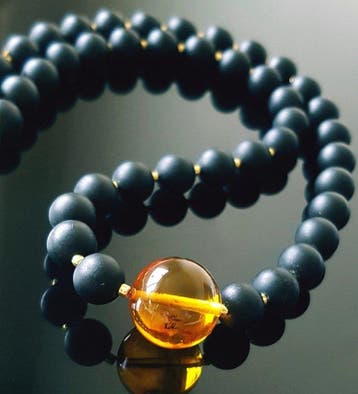 Amber Zeer zeldzame natuurlijke Baltische barnsteen ketting