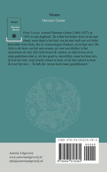 Verzen 1890 9789491618284 Herman Gorter, Verzenden, Zo goed als nieuw, Herman Gorter