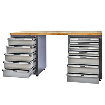 Werkbank Elite-Line 210 x 55,5 x 96 cm. met 12 laden en, Ophalen of Verzenden, Nieuw