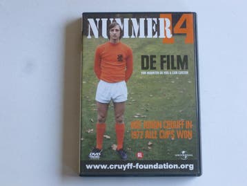 Johan Cruyff - Nummer 14 / De Film (DVD), Cd's en Dvd's, Ophalen of Verzenden, Zo goed als nieuw