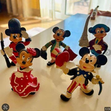 Disney - Speelgoedfiguurtjes Disney Bullyland Mickey &, Nieuw