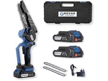 NovarGarden® Mini Kettingzaag NG3 - Takkenzaag - 2 Accus -, Tuin en Terras, Hand-tuingereedschap, Verzenden, Nieuw, NovarGarden