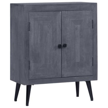 vidaXL Dressoir 60x30x76 cm massief mangohout, Huis en Inrichting, Verzenden, Nieuw, Overige houtsoorten, Minder dan 50 cm