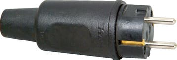 Rubberen Stekker Met Grondcontact Top Heavy Duty IP44 -, Verzenden, Nieuw, Overige typen