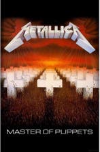 Metallica - Master of Puppets Textielposter off. merchandise, Ophalen of Verzenden, Nieuw, Poster, Artwork of Schilderij