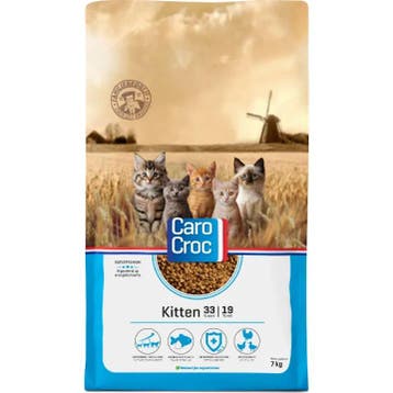 Carocroc 33 / 19 Kitten 2 kg (Kattenvoer), Dieren en Toebehoren, Verzenden, Kat