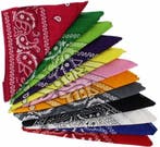 Fako Fashion - Bandana Set - Paisley Bandanas - 12 Stuks, Verzenden, Nieuw